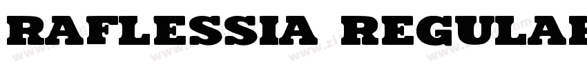 Raflessia Regular字体转换